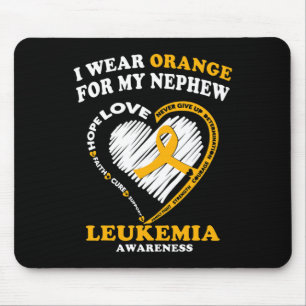 Awareness - I Wear Orange For My Nephew Mouse Mat