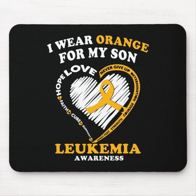 Awareness - I Wear Orange For My Son  Mouse Mat (Front)