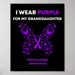 Awareness-i Wear Purple For My Granddaughter  Poster