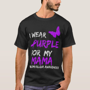 Awareness I Wear Purple For My Mama 5 T-Shirt
