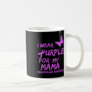 Awareness I Wear Purple For My Mama 6  Coffee Mug