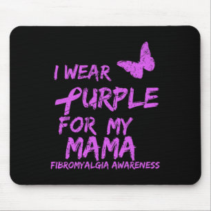 Awareness I Wear Purple For My Mama 6 Mouse Mat