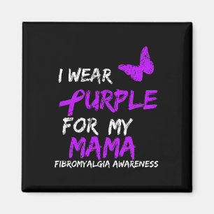 Awareness I Wear Purple For My Mama Magnet