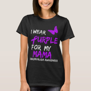 Awareness I Wear Purple For My Mama T-Shirt