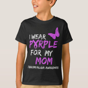 Awareness I Wear Purple For My Mum 4 T-Shirt