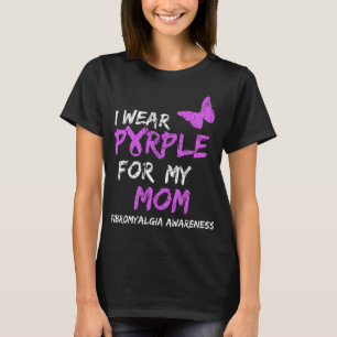 Awareness I Wear Purple For My Mum 4 T-Shirt