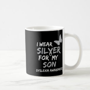 Awareness I Wear Silver For My Son Ribbon Coffee Mug