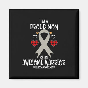Awareness I'm Proud Mum Of Awesome Warrior  Magnet