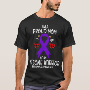 Awareness I'm Proud Mum Of Awesome Warrior T-Shirt