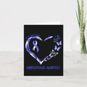 Awareness I'm Survivor Heart Ribbon Card
