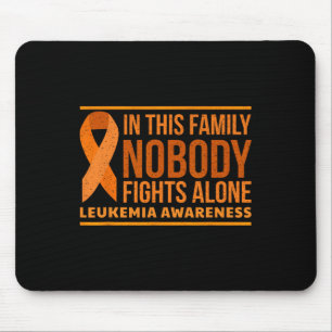 Awareness In This Family Nobody Fights Alone Mouse Mat