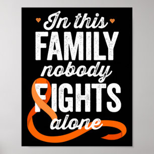 Awareness In This Family Nobody Fights Alone Poster