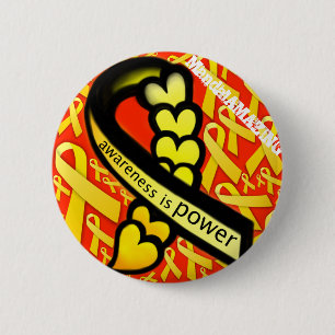 Awareness is Power Design #1 6 Cm Round Badge