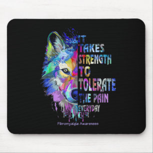Awareness It Takes To Tolerate The Pain 1 Mouse Mat