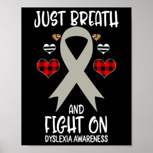 Awareness Just Breath And Fight On  Poster