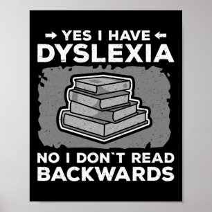 Awareness Learning Disability Dyslexic Reading  Poster