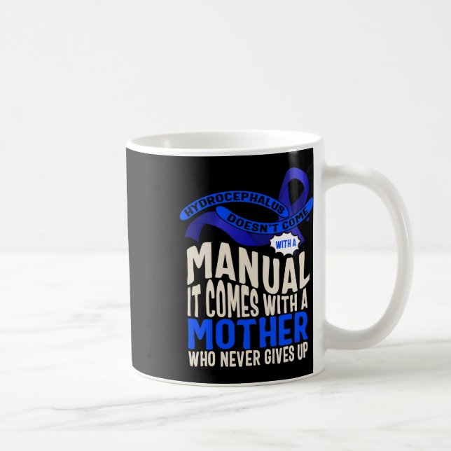 Awareness Manual Blue Ribbon Neurosurgery Figh 1  Coffee Mug (Right)