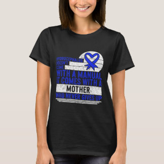 Awareness Manual Blue Ribbon Neurosurgery Figh 2 T-Shirt
