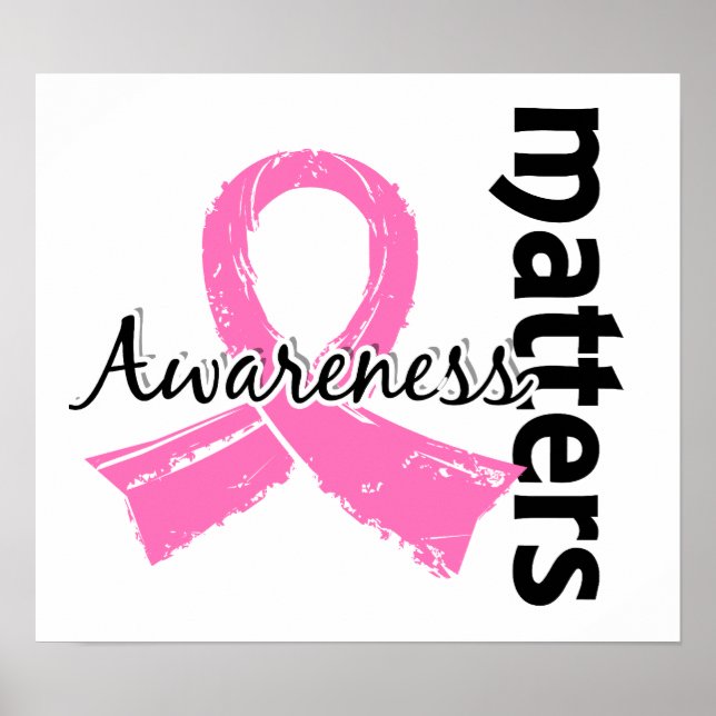Awareness Matters 7 Breast Cancer Poster (Front)
