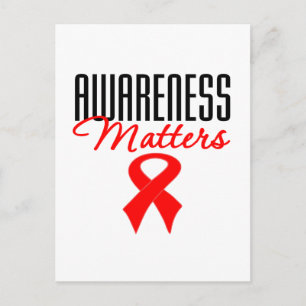Awareness Matters Heart Disease Postcard
