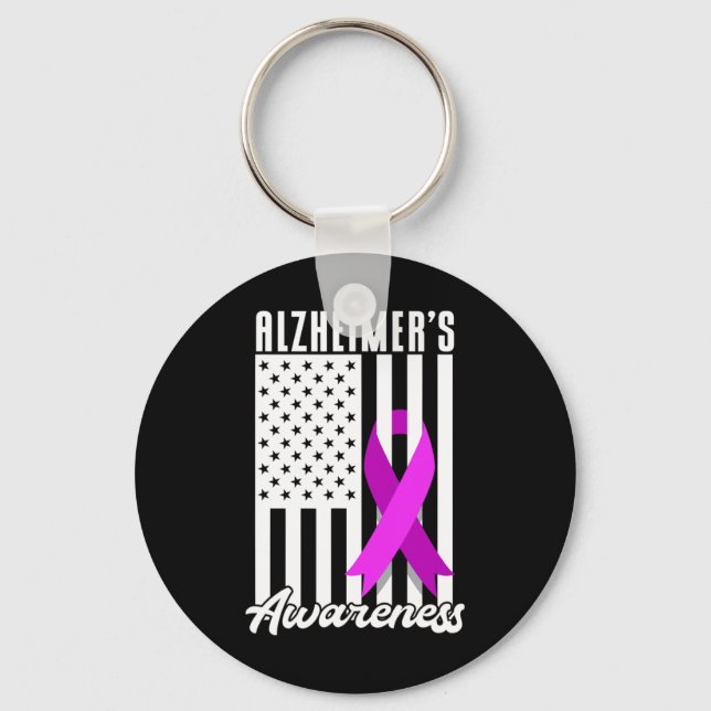 Awareness Memories Heimer’s Awareness  Key Ring (Front)