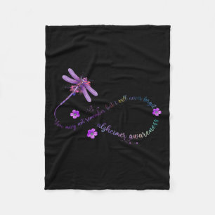 Awareness Month 2022 Dragonfly Remember Women Men  Fleece Blanket