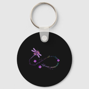 Awareness Month 2022 Dragonfly Remember Women Men Key Ring