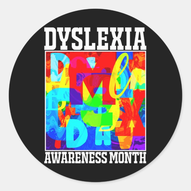 Awareness Month 6  Classic Round Sticker (Front)
