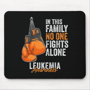 Awareness Month Boxing Gloves Orange Ribbon Mouse Mat