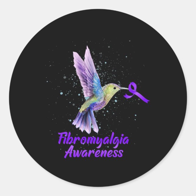 Awareness Month  Classic Round Sticker (Front)