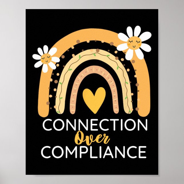 Awareness Month Connection Over Compliance Support Poster (Front)