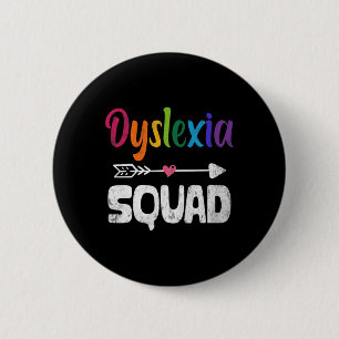 Awareness Month Dyslexia Teacher Therapist 6 Cm Round Badge