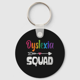 Awareness Month Dyslexia Teacher Therapist Key Ring