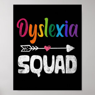 Awareness Month Dyslexia Teacher Therapist Poster