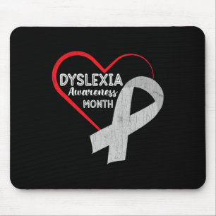 Awareness Month Funny Teachers Students Graphic  Mouse Mat