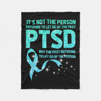 Awareness Month Let Go Support Veterans Mental Hea Fleece Blanket