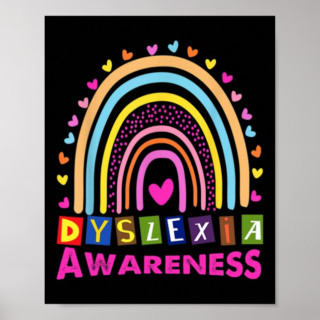 Awareness Month Rainbow Cute Graphic 1  Poster (Front)