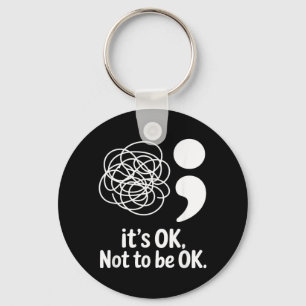 Awareness Month September Mental Awareness Design Key Ring