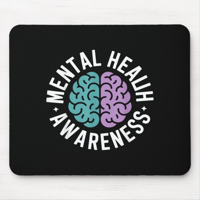 Awareness Month September Mental Awareness Digital Mouse Mat (Front)