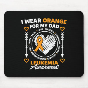 Awareness Month Support I Wear Orange For My Dad  Mouse Mat