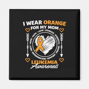 Awareness Month Support I Wear Orange For My Mum Magnet