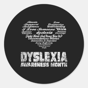 Awareness Month Support T Shirt1 Classic Round Sticker