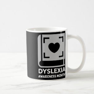 Awareness Month With Book And Heart Coffee Mug