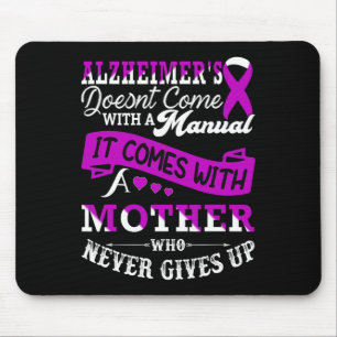 Awareness Mother Support Heimer Warrior Mum Mouse Mat