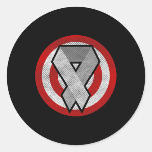 Awareness Motivational Super Power Classic Round Sticker