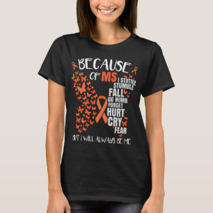 Awareness Multiple Sclerosis Butterfly  T-Shirt