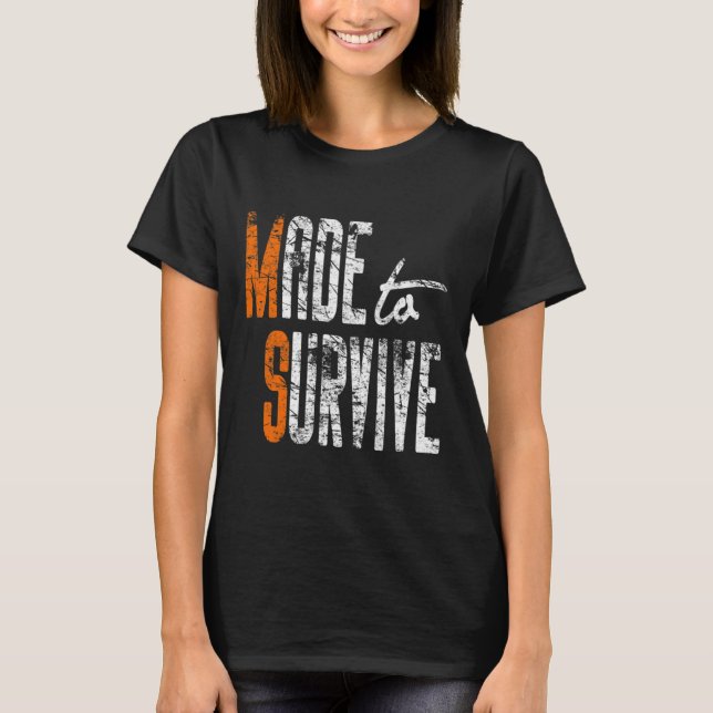 Awareness - Multiple Sclerosis Warrior  T-Shirt (Front)