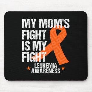 Awareness Mum Fight Orange Ribbon Gift Idea Mouse Mat