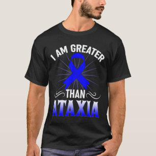 Awareness Neurological Sign Hemiataxia Blue Ribbon T-Shirt