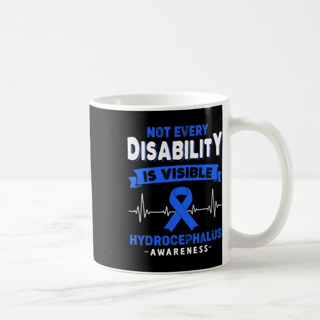 Awareness Not Every Disability Is Visible  Coffee Mug (Right)